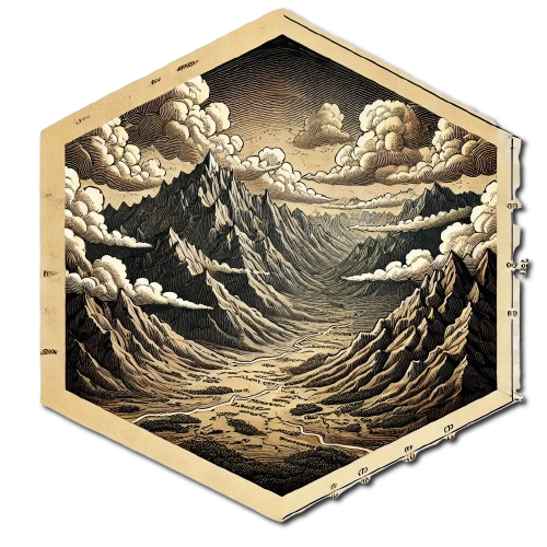 Immagine animata con montagne